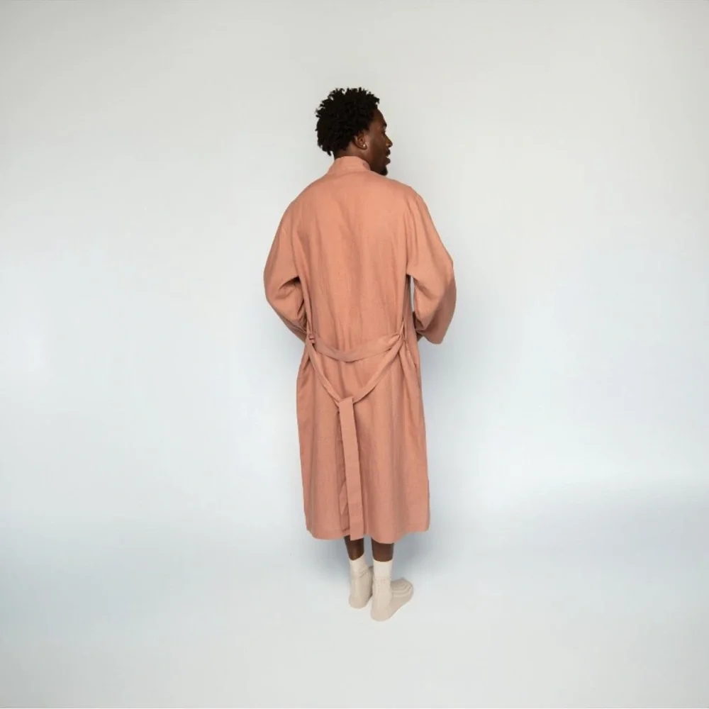 Parachute Linen Robe Clay - Picture 6 of 9